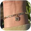 304 Stainless Steel Crystal Rhinestone Charm Bracelets FS-WG4E3AB-03-1