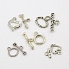 Mixed Tibetan Style Toggle Clasps TIBE-MSMC008-01AS-1