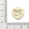 Snake Shape Alloy Rhinestone Pendants PALLOY-Q030-01D-3