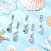 Natural & Synthetic Gemstone Pendant Decoration HJEW-JM03862-02-1