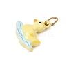 Printed 304 Stainless Steel Pendants SA-CBA59B8-02K-G-2