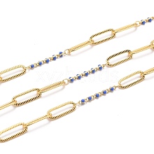 Golden Plated Handmade Enamel Beaded Chains CHC-H101-01G-L