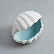 Shell Shape Ceramics Jewelry Plates WG73918-02