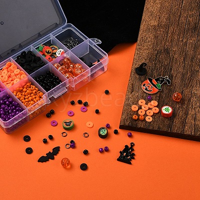 850Pcs Geometric Glass Seed & Polymer Clay Beads DIY-YW0002-75-1