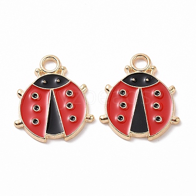 Alloy Enamel Pendants ENAM-B054-04G-01-1