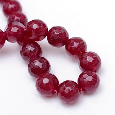 Natural White Jade Bead Strands G-R346-4mm-02-1