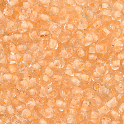8/0 Transparent Inside Colours Glass Seed Beads SEED-R051-09B-02-1