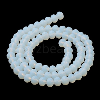 Imitation Jade Solid Color Glass Beads Strands EGLA-A034-J2mm-MD06-1