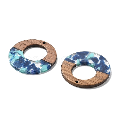 Resin and Walnut Pendants FIND-R051-13F-1