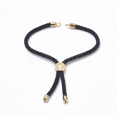 Nylon Twisted Cord Bracelet Making MAK-T003-01G-1