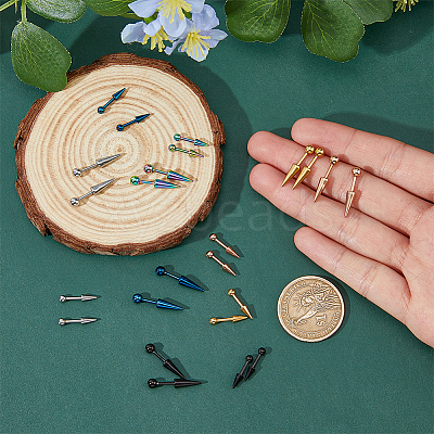 24Pcs 12 Style 303 Stainless Steel Cartilage Earrings EJEW-FI0002-49-1