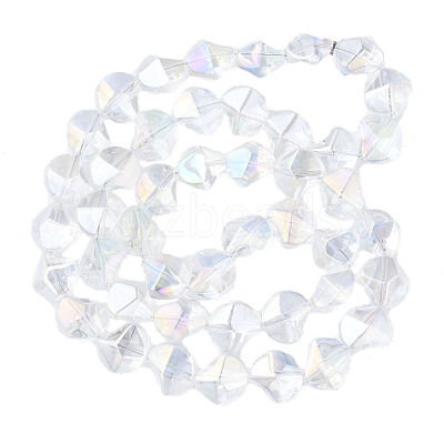Electroplate Glass Beads Strands EGLA-N008-019-D01-1