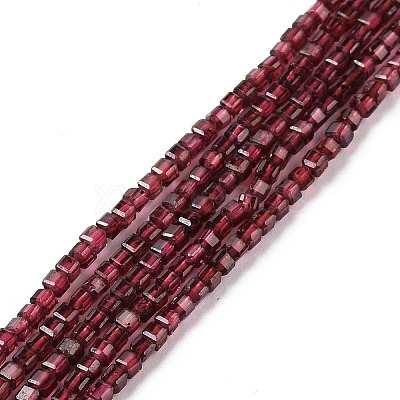 Natural Garnet Beads Strands X-G-P457-B01-22-A-1