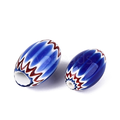 Handmade Millefiori Glass Barrel Beads LA-N002-05A-1