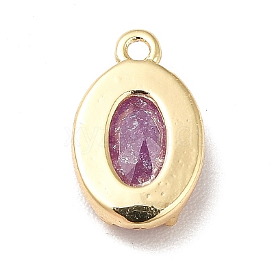 Glass Charms KK-M233-01G-B-1