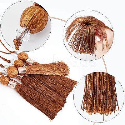 8Pcs Polyester Tassel Pendant Decorations HJEW-GF0001-23C-1