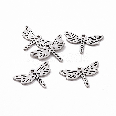 Non-Tarnish 201 Stainless Steel Filigree Joiners Links STAS-S105-JN868-1-1
