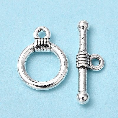 Tibetan Style Alloy Toggle Clasps LS-LF0034Y-1