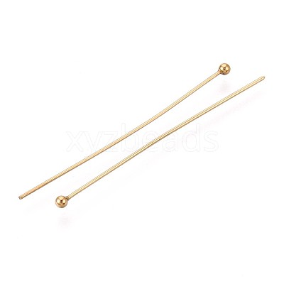 304 Stainless Steel Head Pins STAS-T065-45mm-20G-1