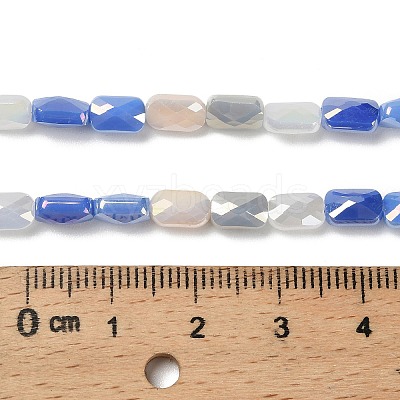 Electroplate Glass Beads Strands EGLA-P065-02A-05-1