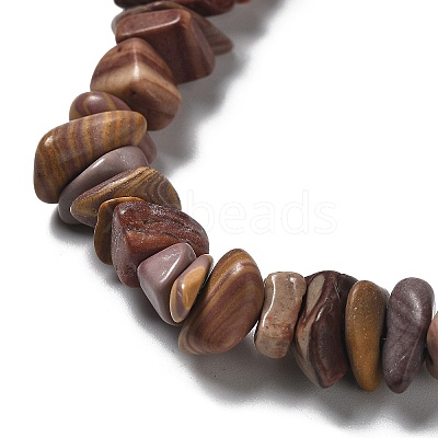 Natural Petrified Wood Beads Strands G-M205-89-1