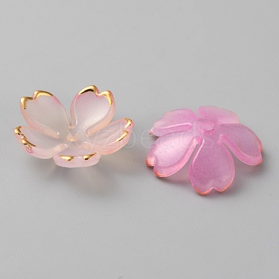 Acrylic Bead Caps OACR-CJC0002-04C-1