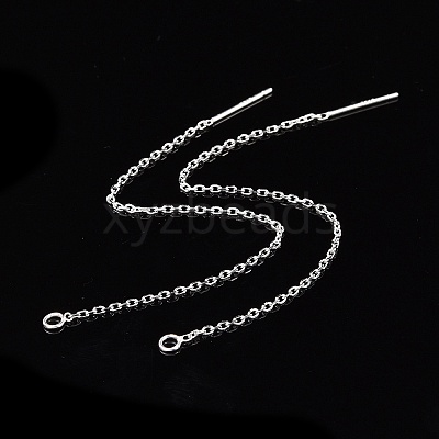 925 Sterling Silver Ear Stud Findings STER-I014-04S-1