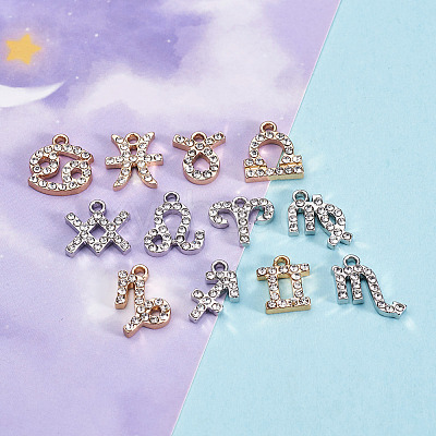 2 Sets 2 Colors Zinc Alloy Pendants ALRI-FW0001-02-1