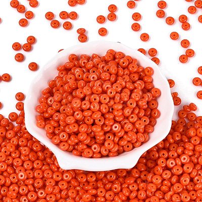 Opaque Colours Glass Seed Beads SEED-Q042-01A-D04-1