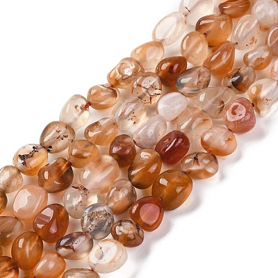Natural Red Agate Beads Strands G-G146-A25-01-1