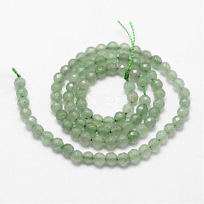 Natural Green Aventurine Beads Strands G-D840-28-4mm-1
