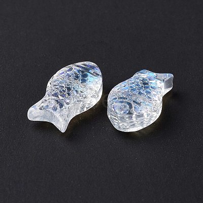 Transparent Electroplate Glass Beads X-GLAA-I050-10K-1