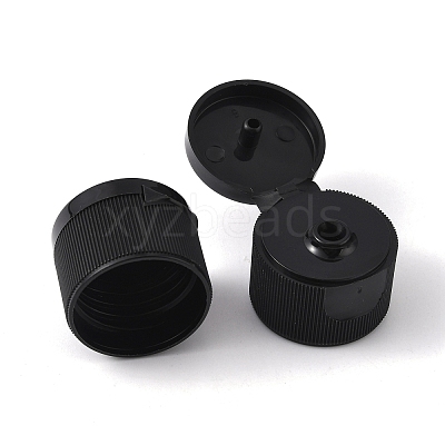 PP Plastic Flip Top Lids for Refillable Squeeze Bottle CON-WH0088-22C-1