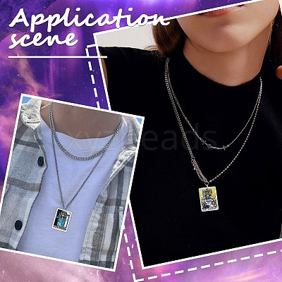 18Pcs 18 Style Printed Opaque Acrylic Pendants SACR-SC0001-24-1