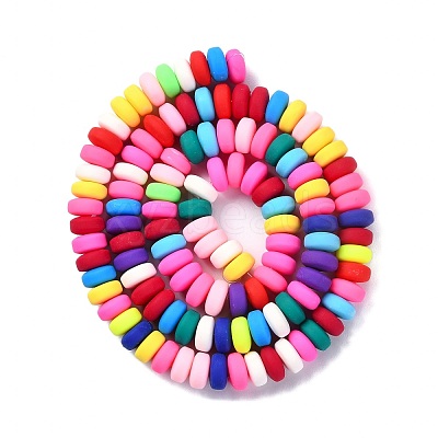 Handmade Polymer Clay Beads Strands CLAY-N008-008A-1