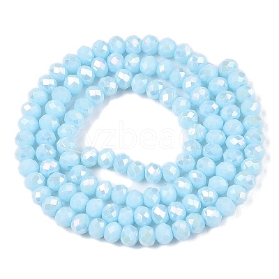 Electroplate Glass Beads Strands LS-EGLA-A044-P3mm-B06-1
