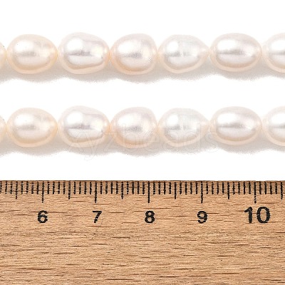 Natural Cultured Freshwater Pearl Beads Strands PEAR-I007-01F-06A-1