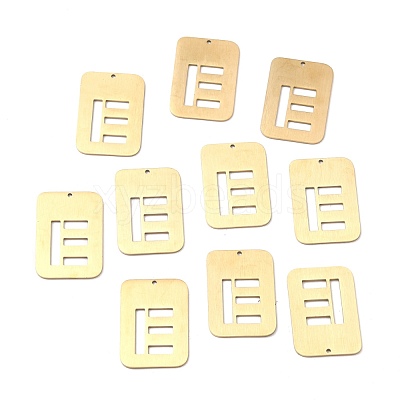Ion Plating(IP) 304 Stainless Steel Pendants STAS-K216-49E-G-1