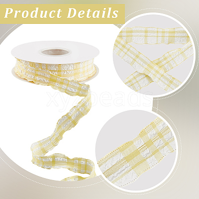 Cloth Plaid Ribbon OCOR-WH20071-001A-1
