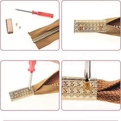 6 Sets Zinc Alloy Bag Corner Protectors FIND-GF0001-95-1