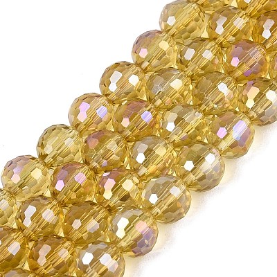 Transparent Glass Beads Strands GLAA-Q107-02A-06-1