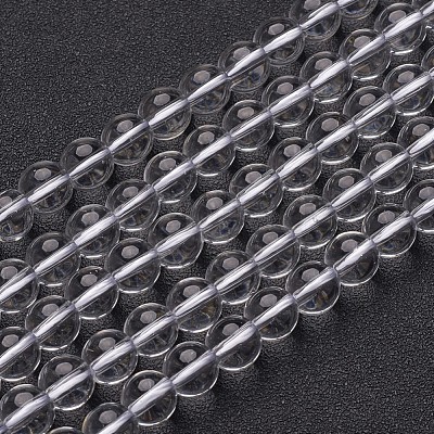 Synthetic Quartz Crystal Beads Strands X-GSR8mmA039-1-1