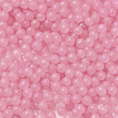 Luminous Glow in the Dark Transparent Glass Round Beads GLAA-F124-B08-1