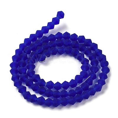 Imitate Austrian Crystal Frosted Glass Beads Strands EGLA-A039-T3mm-MD06-1