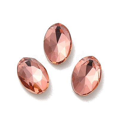 Glass Rhinestone Cabochons RGLA-P037-08A-D262-1