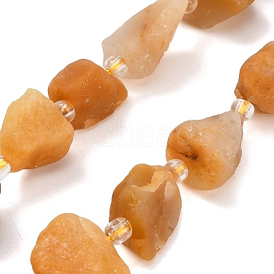 Natural Yellow Botswana Agate Beads Strands GG-CBA0B77-A21-03-1