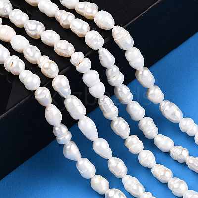 Natural Cultured Freshwater Pearl Beads Strands X-PEAR-N012-04R-1
