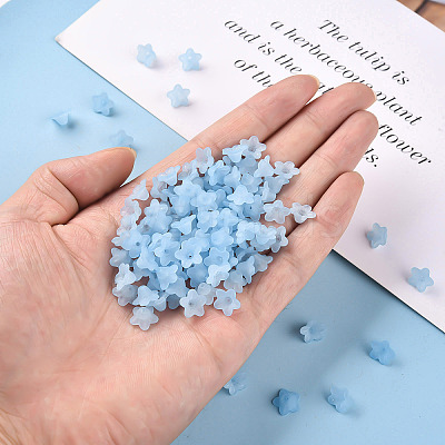 Transparent Acrylic Beads X-PL554-12-1