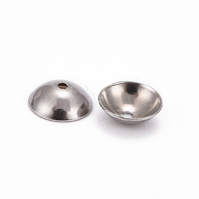Tarnish Resistant Stainless Steel Bead Caps X-STAS-D040-1