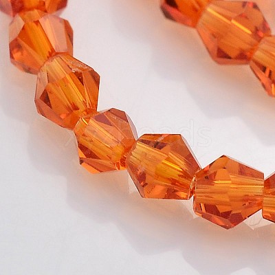 Faceted Bicone Glass Beads Strands EGLA-P017-4mm-06-1